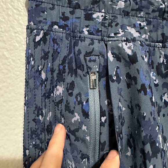 Athleta Wide Leg Crop Pants Women's 4 Tall Blue Lightweight‎ Pockets - Picture 3 of 9